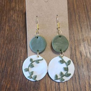 Polymer clay earrings